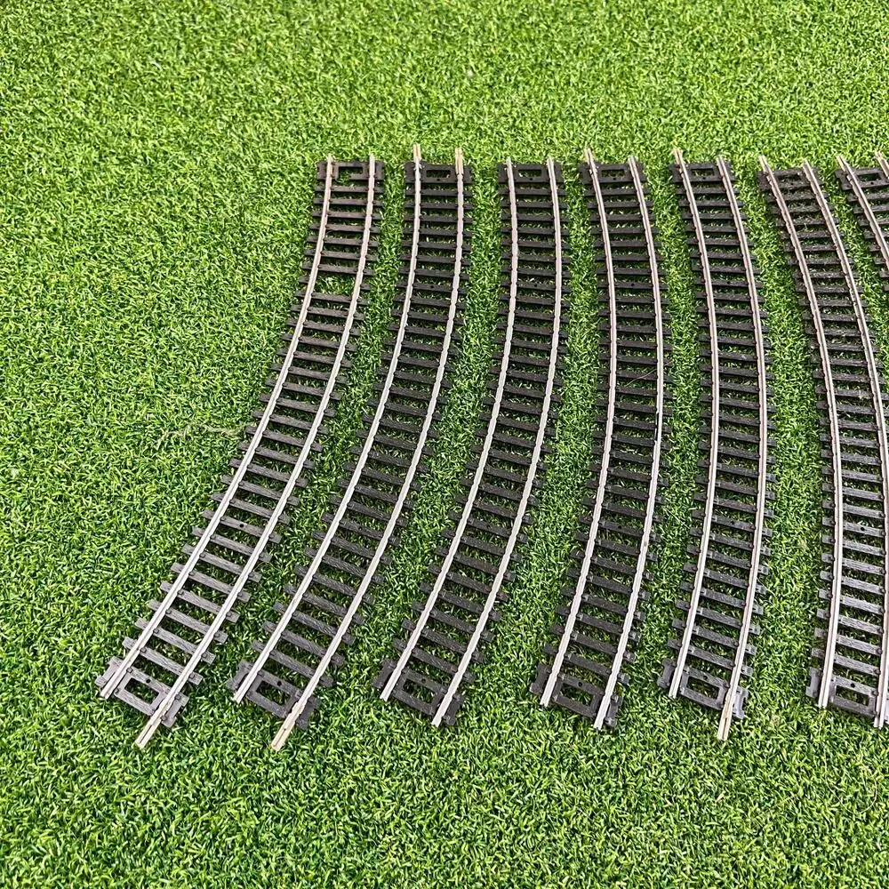 Vintage Model Train Curved Tracks HO Scale Railway Layout